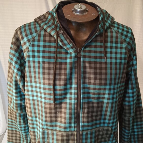 Burton Jacket Men's Small Dry-Ride Ski Snowboard Coat Plaid Insulated Outdoor - Picture 3 of 16